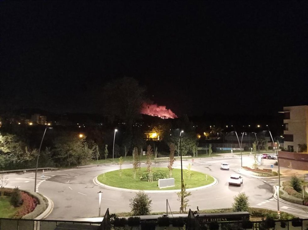 Incendio en el Monte Muñarrikolanda.