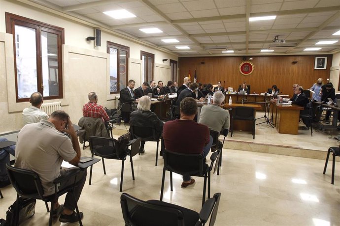 Vista general del juicio por el caso Cursach en la Audiencia Provincial de Baleares.