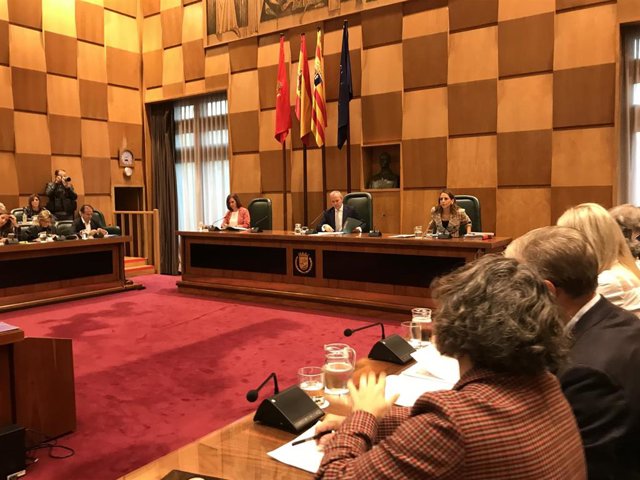 El pleno del Ayuntamiento de Zaragoza