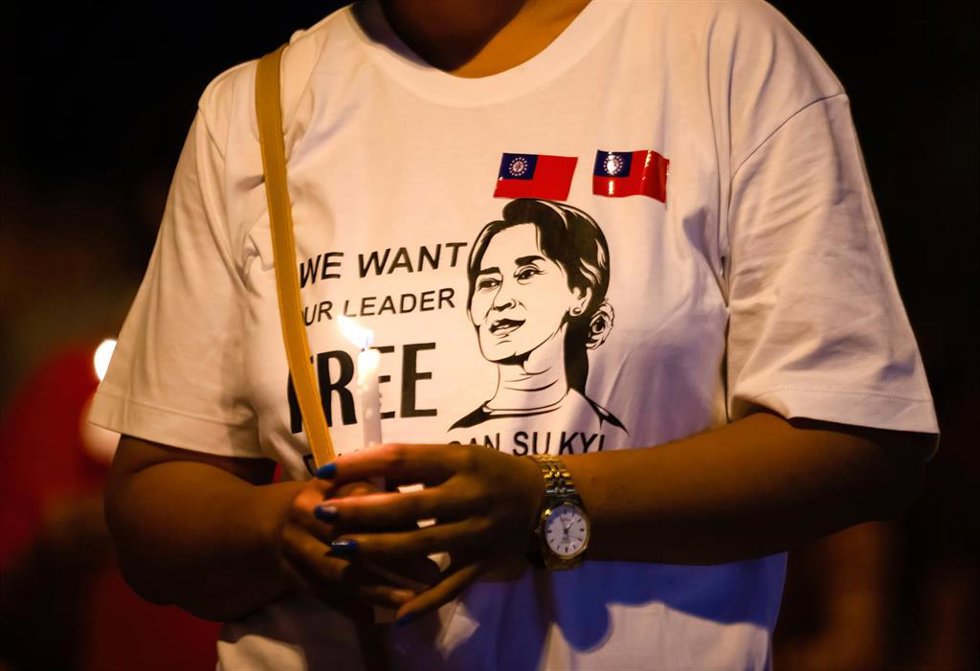 Archivo - Protestas contra la Junta Militar birmania en Tailandia 