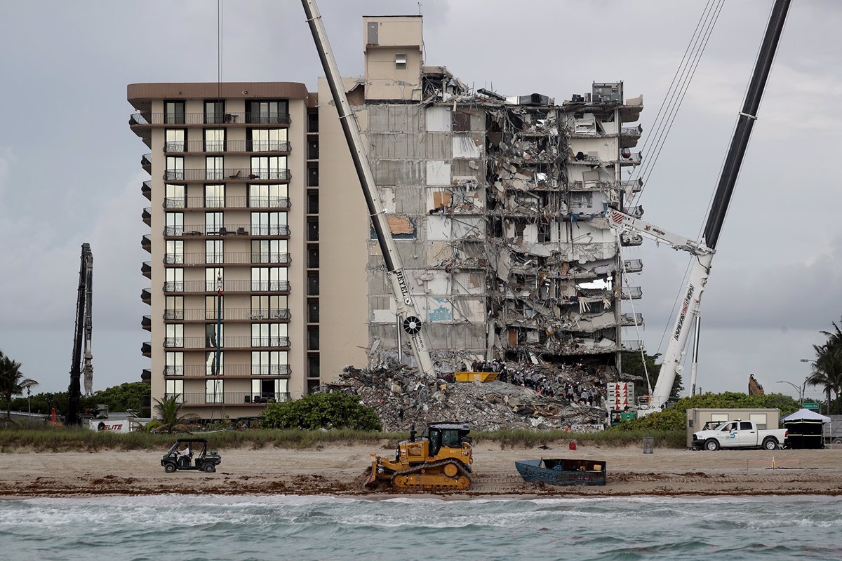 Eeuu Evacúan Otro Bloque De Apartamentos En Miami Ante El Peligro De Un Nuevo Derrumbe Causado 4392