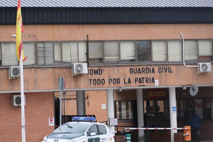 Comandancia de la Guardia Civil de Ávila, a donde fue trasladado el presunto asesino de Juana Canal.