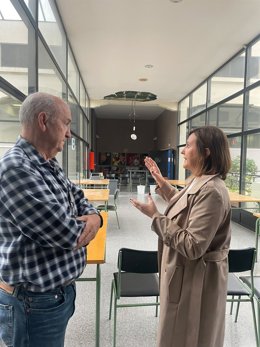 Catalá en el instituto de Abastos