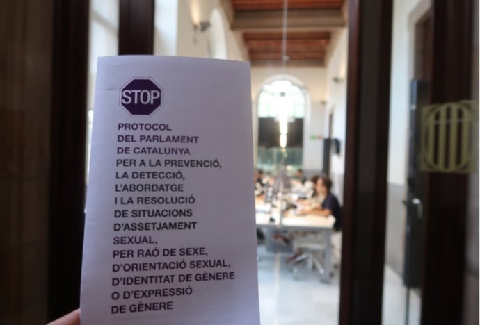 Protocolo contra el acoso en el Parlament.