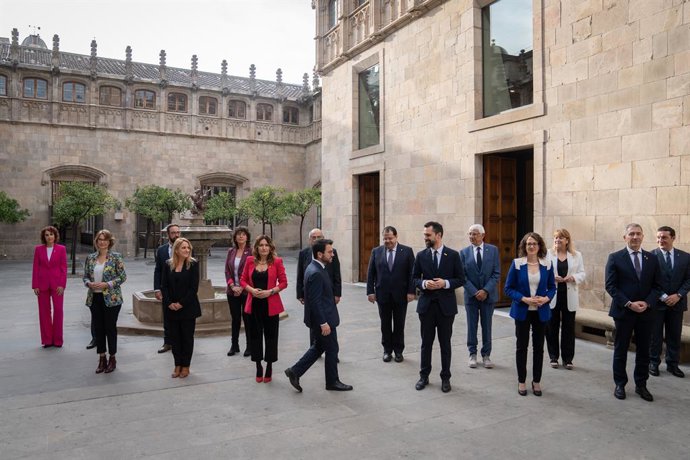 Pere Aragonés i el seu nou Govern