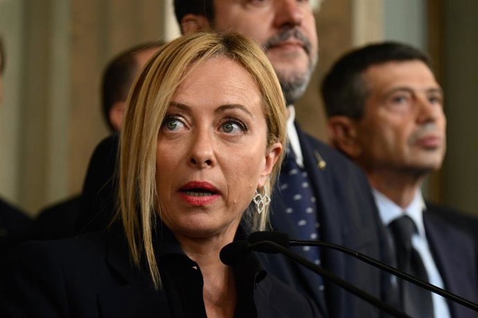 La nueva primera ministra de Italia, Giorgia Meloni.