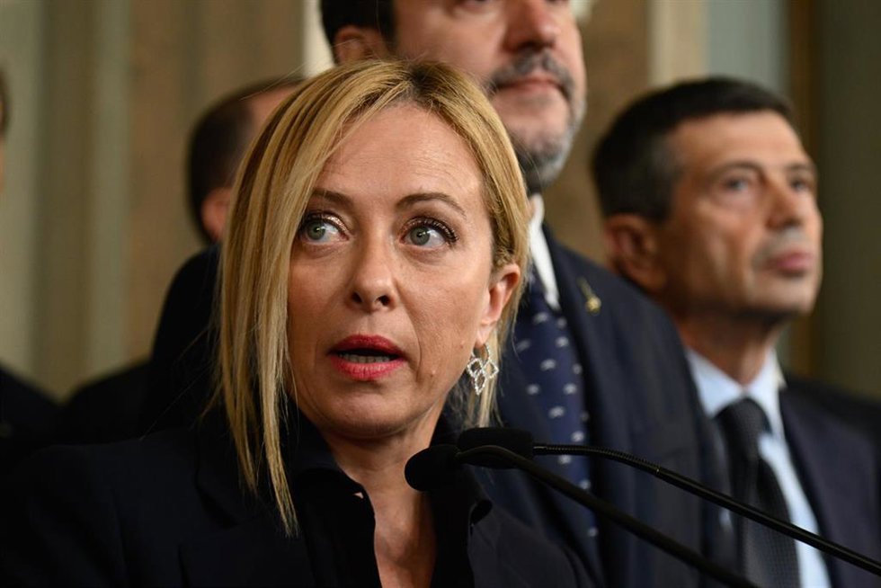 La nueva primera ministra de Italia, Giorgia Meloni.
