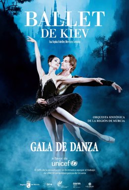 Cartel de la actuación del Ballet de Kiev