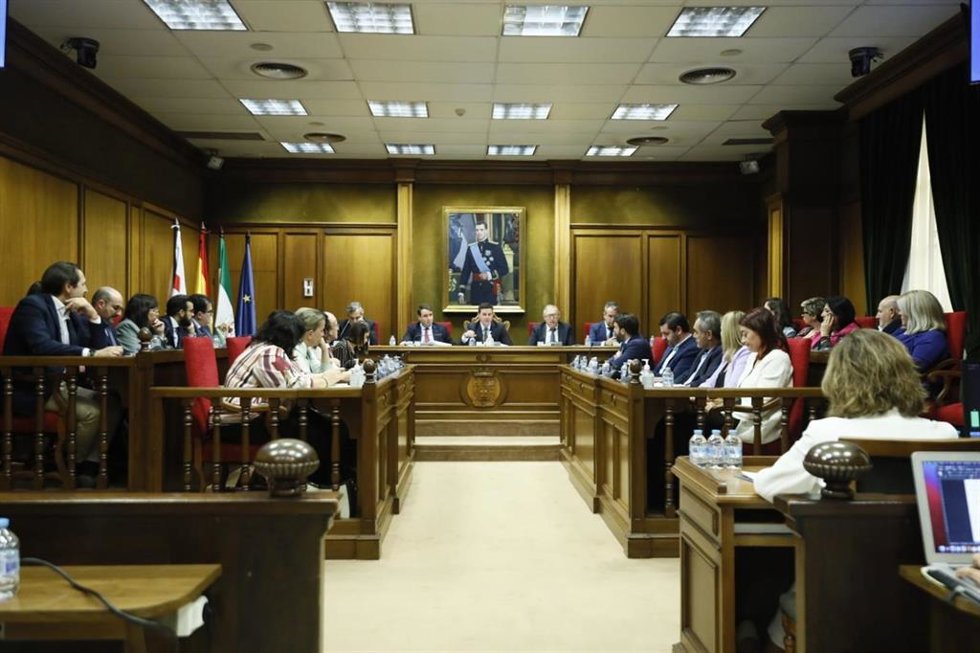 Pleno de la Diputación de Almería.