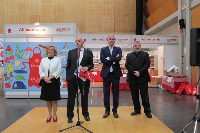 Inauguración del Rastrillo Aragón, de la Fundación Federico Ozanam, que estará abierto hasta el próximo 6 de noviembre.