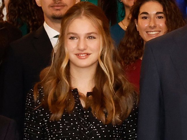La Princesa Leonor, durante las audiencias previas a la entrega de los Premios Princesa de Asturias