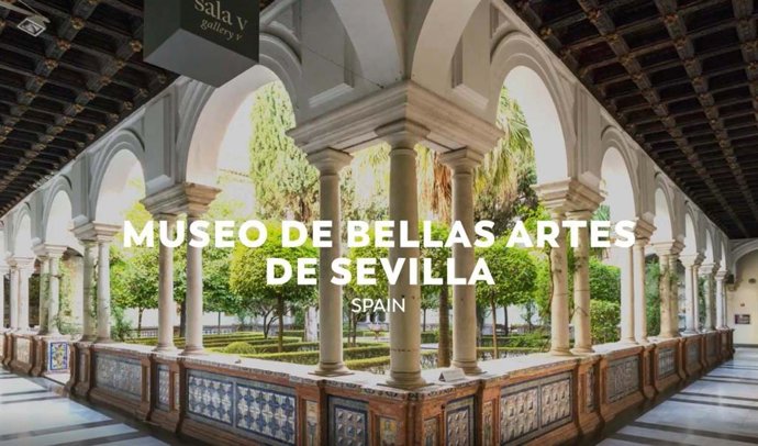 Interior del Museo de Bellas Artes de Sevilla.