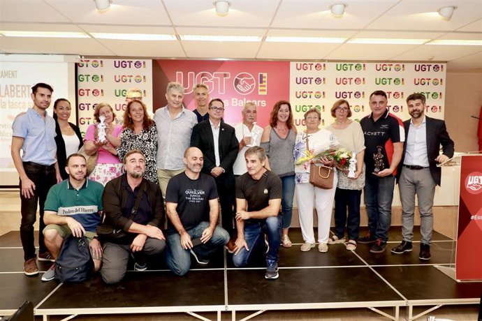 La presidenta del Govern, Francina Armengol, en los premios 'Toni Gelabert' de UGT.