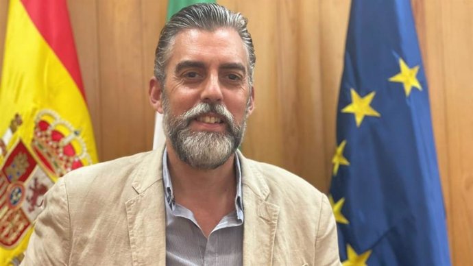 El portavoz de Vox en el Ayuntamiento de Mairena del Aljarafe (Sevilla), Juan Miguel Espinar.