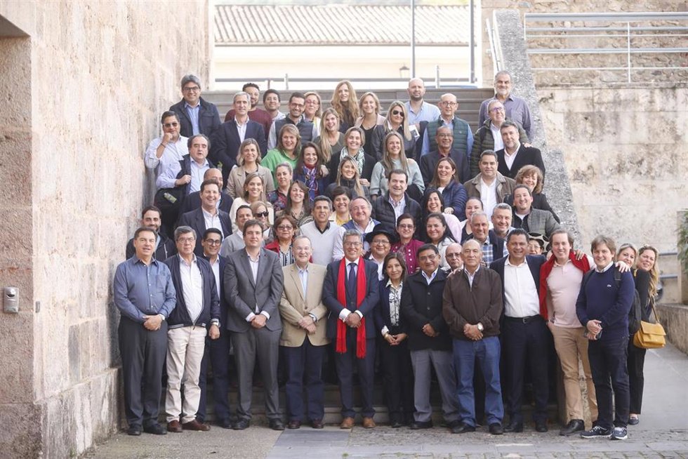 La delegación de Universidades de América Latina convocados por UNIR visitan San Millán