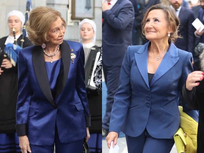 LA REINA SOFÍA Y PALOMA ROCASOLANO EN LA ENTREGA DE LOS PREMIOS PRINCESA DE ASTURIAS 2022