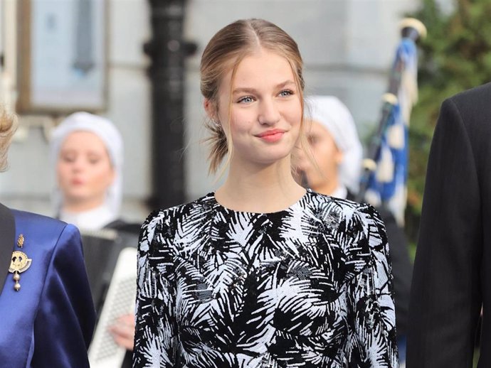 LA PRINCESA LEONOR LLEGA A LA ENTREGA DE LOS PREMIOS PRINCESA DE ASTURIAS 2022