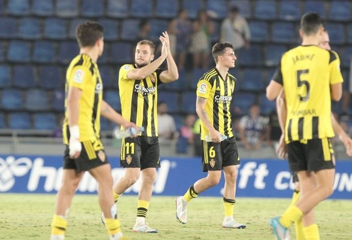 Valentín Vada durante el partido enetre el Tenerife y el Zaragoza