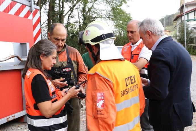 Puesto de mando para extinción de incendios