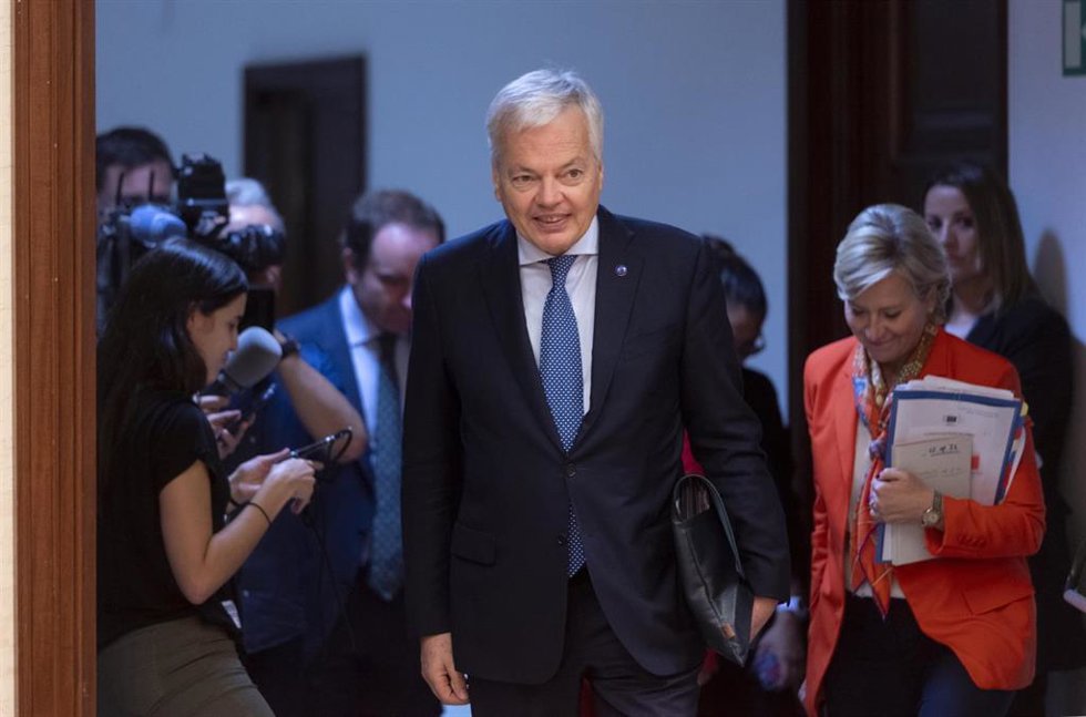 El comisario europeo responsable de Justicia, Didier Reynders