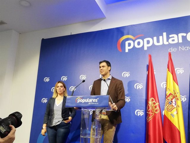 Javier García, canidadato a la presidencia del PPN, junto con la senadora Amelia Salanueva