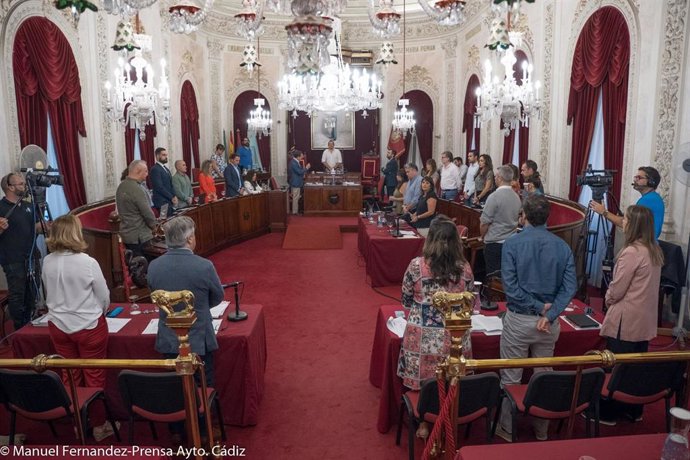 Pleno de octubre en el Ayuntamiento de Cádiz