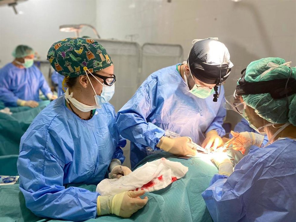 Una intervención de la ONG Cirujía Solidaria