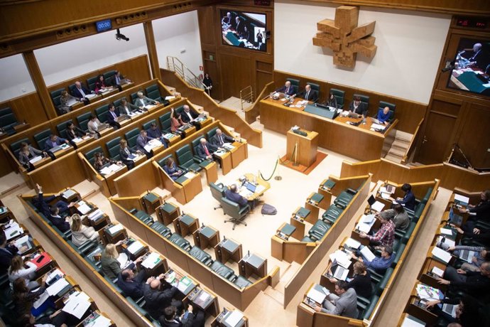 Pleno del parlamento vasco