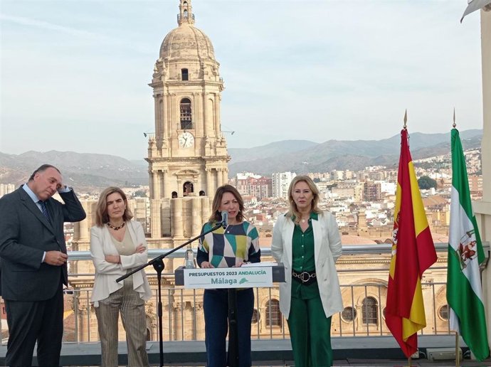 Presentación de los presupuestos de la Junta de Andalucía de 2023 para la provincia de Málaga