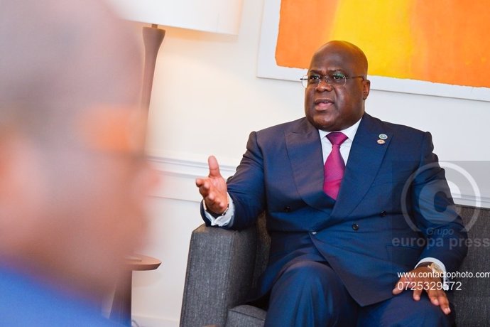 El presidente de la República Democrática del Congo, Félix Tshisekedi.