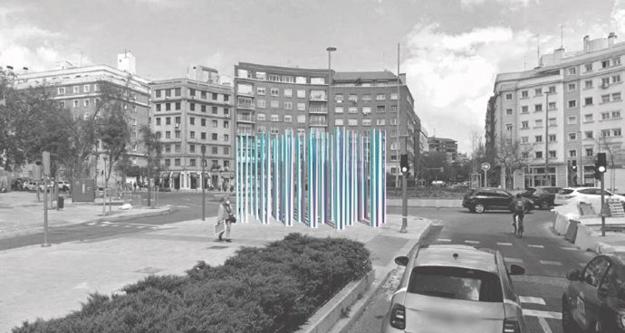 Un proyecto con 96 prismas verticales gana el concurso para el monumento en memoria de las víctimas del terrorismo