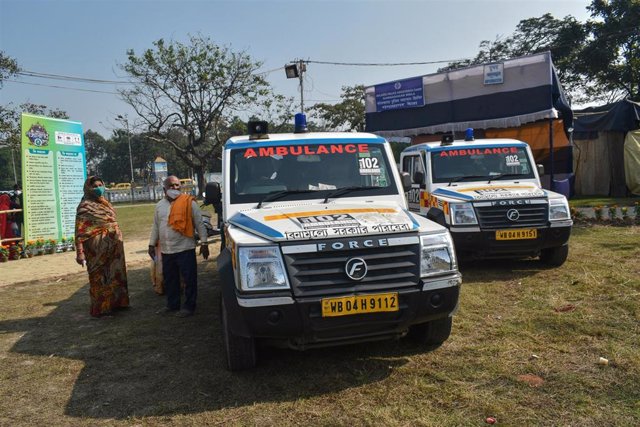 Imagen de archivo del servicio de ambulancias de India