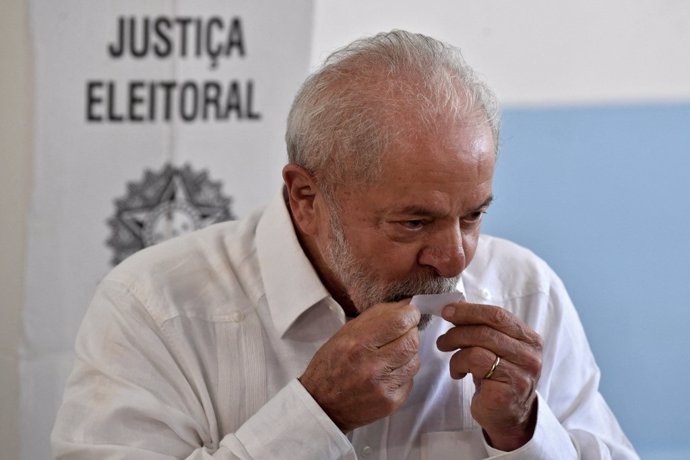 El candidato presidencial brasileño Luiz Inácio Lula da Silva