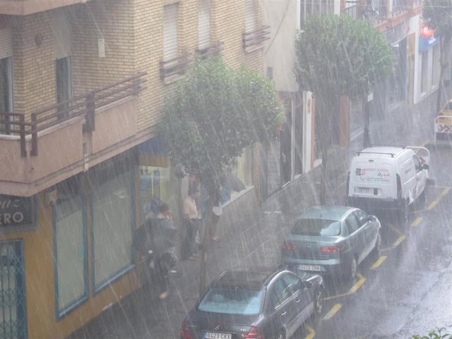Archivo - Fuertes lluvias. Archivo.
