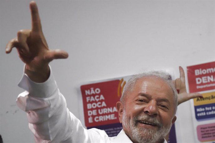 El candidato de izquierda Luiz Inácio Lula da Silva