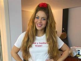 Shakira, disfrazada de cheerleader en Halloween