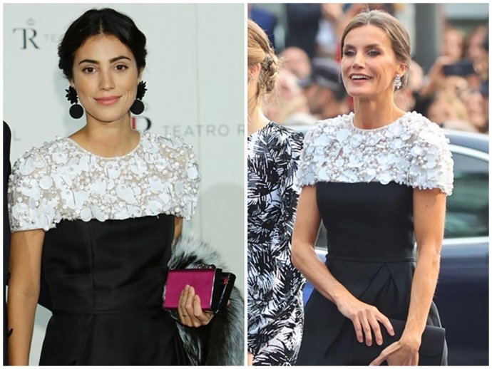 Alessandra de Osma y la Reina Letizia, con el mismo vestido de Carolina Herrera