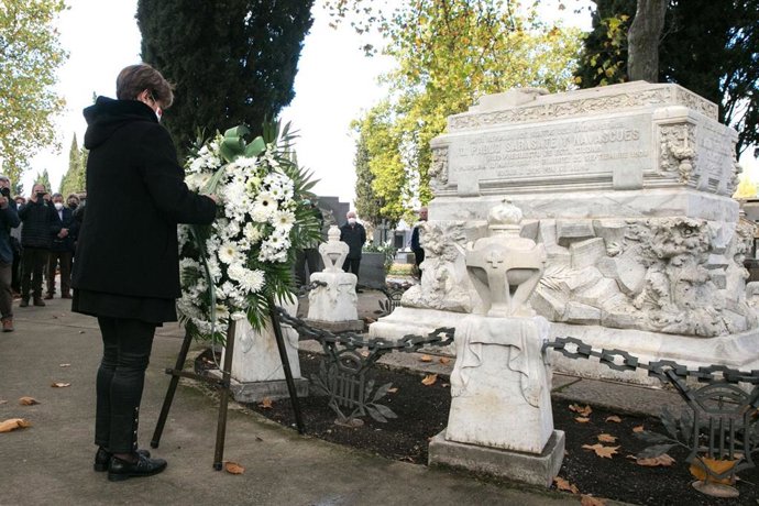 Archivo - Imagen de archivo de uno de los responsos celebrados en memoria de Pablo Sarasate