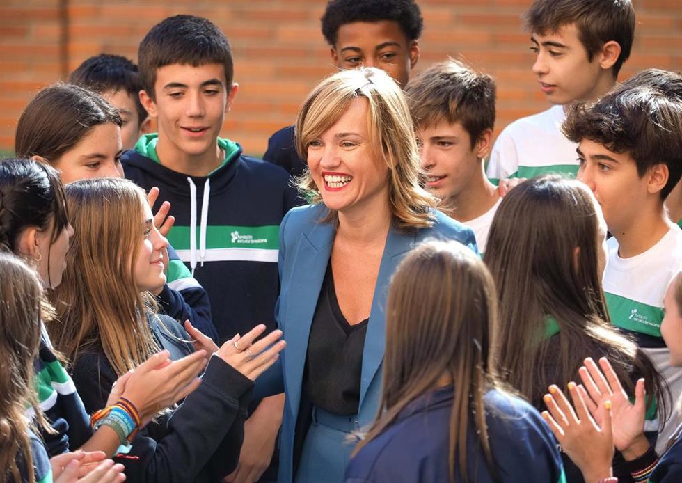 Archivo - La ministra de Educación y Formación Profesional, Pilar Alegría, 
