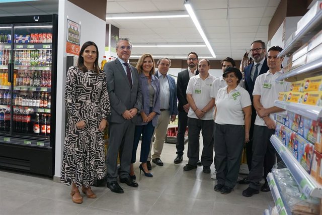 Rocío Blanco en la visita a Prossima Market de la Fundación Prode en Córdoba.