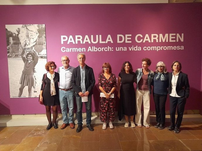 Presentación de la exposición 'Paraula de Carmen: Carmen Alborch, una vida compromesa'