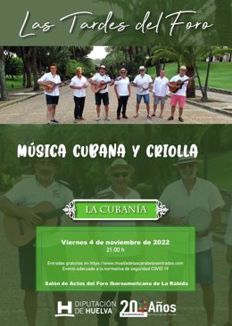 Cartel de 'La Cubanita' en 'Las Tardes del Foro'.