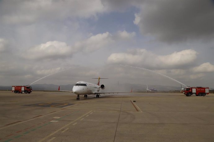 El aeropuerto de Castellón pone en marcha la nueva ruta a Madrid