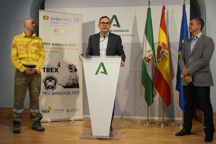Inauguración del TREX Andalucía 2022, que se celebra en las provincias de Córdoba, Huelva y Sevilla del 29 de octubre al 13 de noviembre.