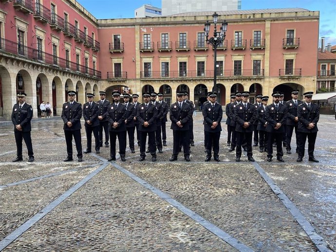 Toma de posesión de nuevos agentes de la Policía Local de Gijón