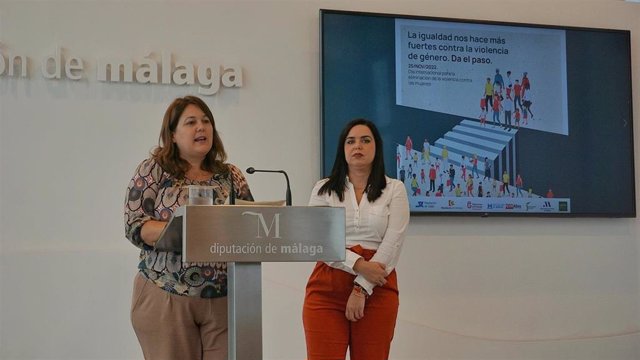 Presentación del programa de la Diputación de Málaga por el 25N