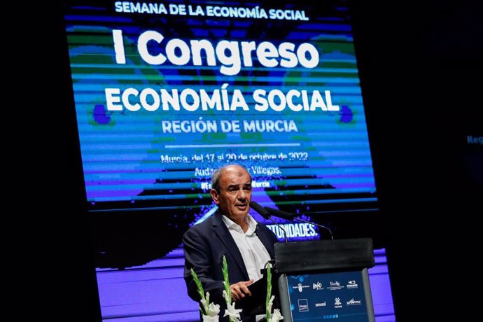 El presidente de la Confederación Empresarial Española de la Economía Social (CEPES), de Social Economy Europe, Ucomur y Ucoerm, Juan Antonio Pedreño.