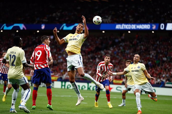 Archivo - David Carmo of Porto in action during the UEFA Champions League, Group B, football match played between Atletico de Madrid and FC Porto at Civitas Metropolitano on September 07, 2022 in Madrid, Spain.