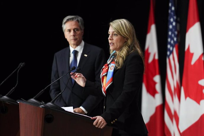 La ministra de Exteriores canadiense, Melanie Joly