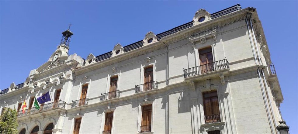 Archivo - Fachada de la Diputación de Jaén.